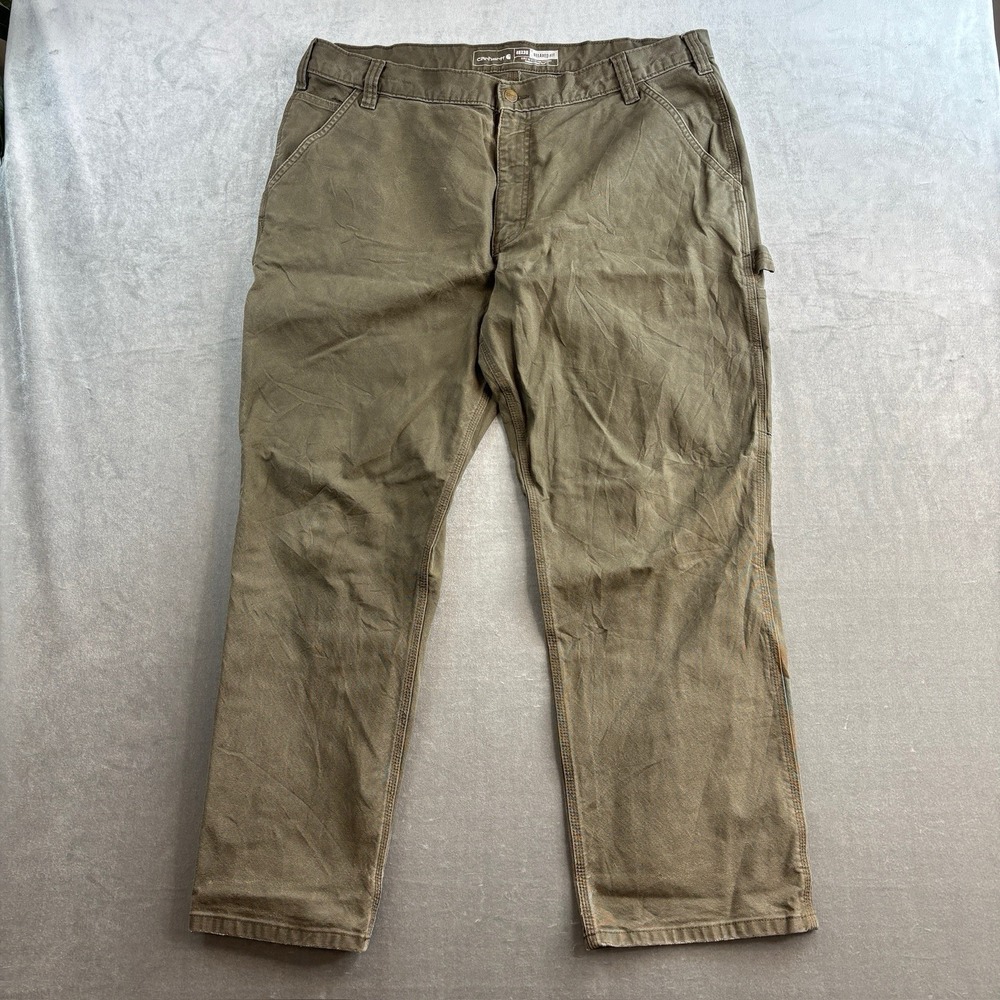 Carhartt Rugged Flex Relaxed Fit Pants Green Carpenter 103279 217 Men 40x30‎